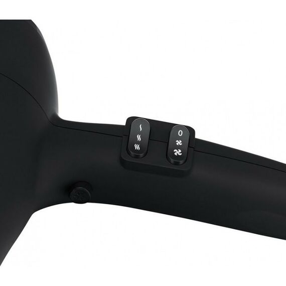 Фены, щипцы, щетки: Фен Polaris PHD 2099ACi Argan Therapy PRO профессиональный АС мотор, 2000 Вт, ионизация, мягкое, нескользящее покрытие корпуса Soft Touch, количество скоростей 2, концентратор, количество температурных режимов 3, длина шнура 3 м, цвет черный фотографии