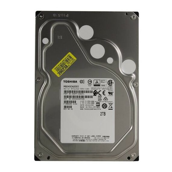 Жесткие диски: Жёсткий диск Toshiba 2 Tb SAS 12Gb/s 3.5" 7200rpm 128Mb [MG04SCA20EE] фотографии