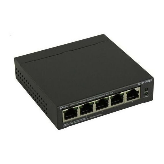 Сетевое оборудование: Коммутатор TP-Link TL-SF1005LP 5-Port Desktop Switch, 1UTP 100Mbps + 4UTP 100Mbps PoE фотографии