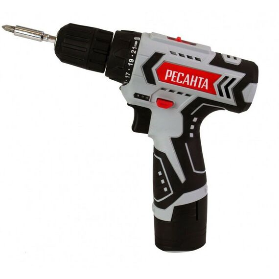 Дрели и шуруповерты: Дрель-шуруповерт аккумуляторная РЕСАНТА ДА-12-2Л фотографии