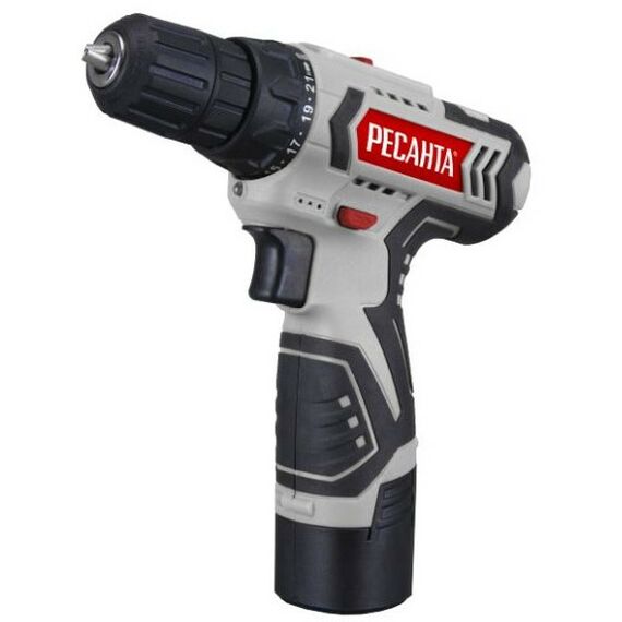 Дрели и шуруповерты: Дрель-шуруповерт аккумуляторная РЕСАНТА ДА-12-2Л фотографии