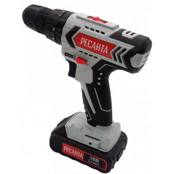 Дрели и шуруповерты: Дрель-шуруповерт аккумуляторная РЕСАНТА ДА-18-2ЛК-У фотографии