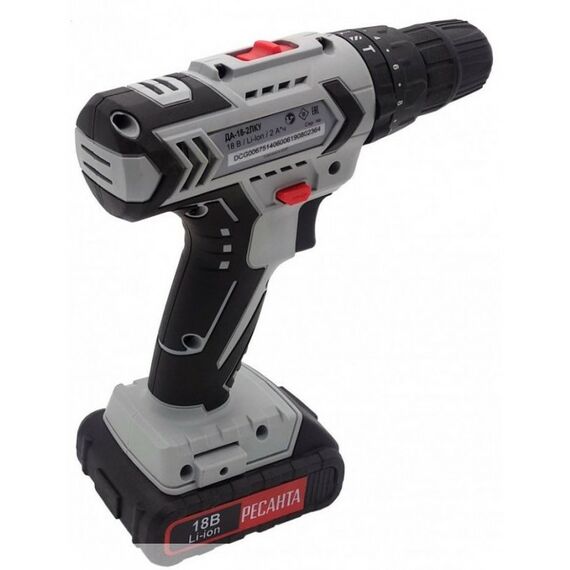 Дрели и шуруповерты: Дрель-шуруповерт аккумуляторная РЕСАНТА ДА-18-2ЛК-У фотографии