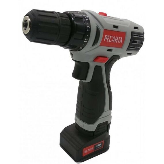 Дрели и шуруповерты: Дрель-шуруповерт аккумуляторная РЕСАНТА ДА-24-2ЛК-У фотографии