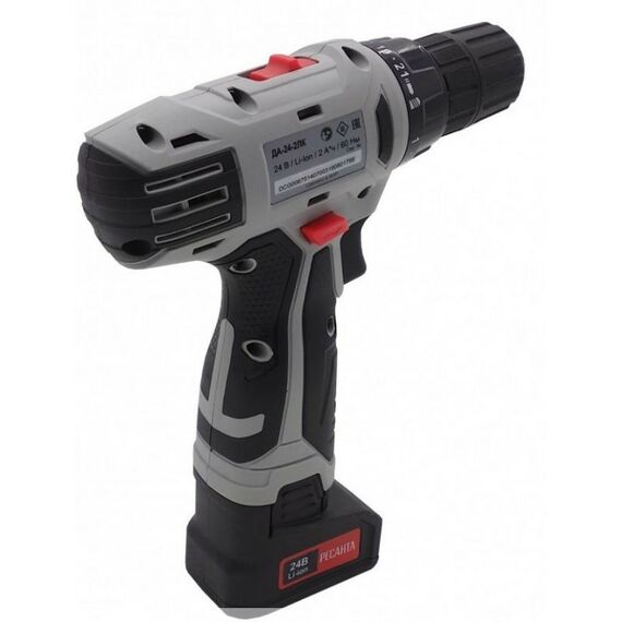 Дрели и шуруповерты: Дрель-шуруповерт аккумуляторная РЕСАНТА ДА-24-2ЛК фотографии