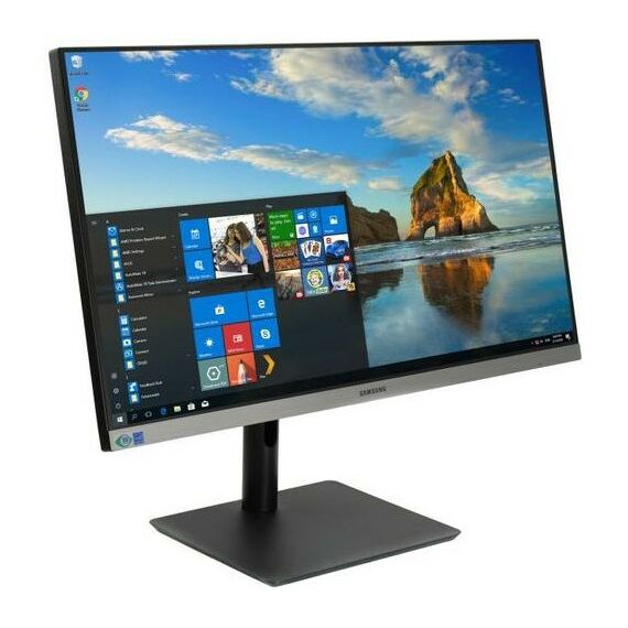 Мониторы: ЖК-монитор Samsung S24R650FDI 23.8" LCD, 1920x1080, D-Sub, HDMI, DP, USB3.0 Hub, с поворотом экрана фотографии