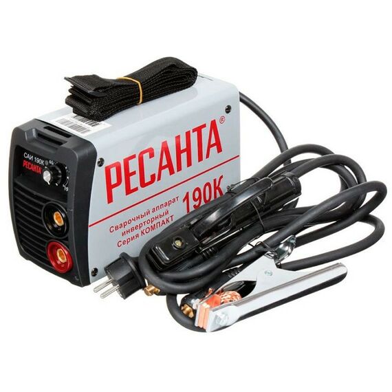 Сварочные аппараты: Сварочный аппарат инверторный РЕСАНТА САИ-190К компакт фотографии