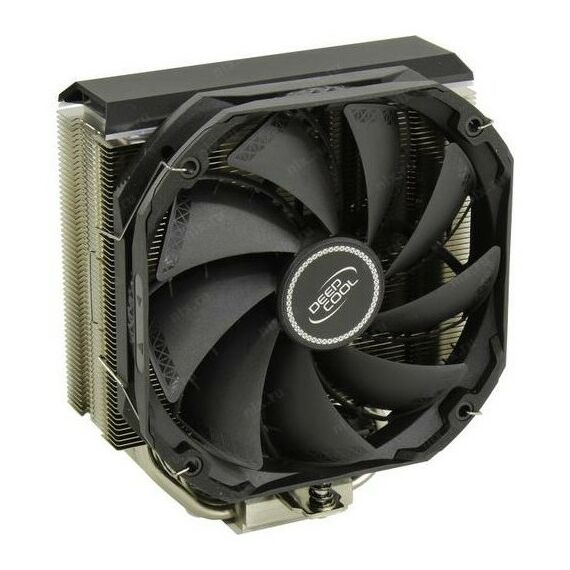 Вентиляторы и охлаждение: Вентилятор Deepcool AS500 4пин, 1155/1200/2011/2066/AM4-FM2, 26дБ, 500-1200об/мин, Al+тепл.трубки [R-AS500-BKNLMN-G] фотографии