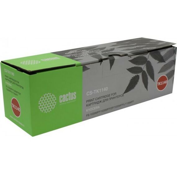 Для Kyocera: Тонер-картридж Cactus CS-TK1140 для принтеров Kyocera FS-1035/1135, M2035dn/M2535dn, чёрный, 7200 стр. фотографии
