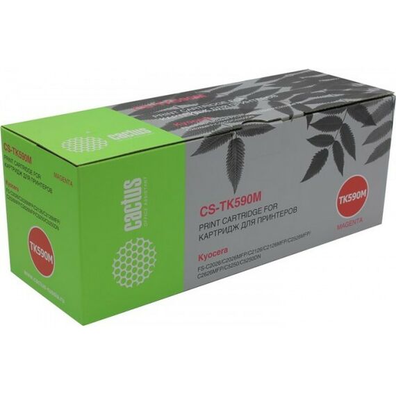 Для Kyocera: Картридж Cactus CS-TK590M Magenta для Kyocera FS-C2026/2126/2526/2626/5250 фотографии