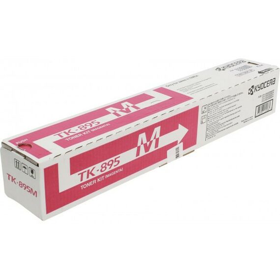 Для Kyocera: Тонер-картридж Kyocera TK-895M FS-C8020MFP/C8025MF, 6 000 стр, красный фотографии