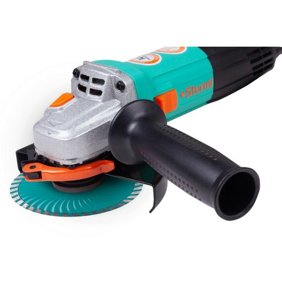 Угловые шлифмашинки (болгарки): Машина углошлифовальная Sturm! AG9012TE 125мм, 1100 Вт фотографии