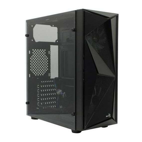 Корпуса компьютерные: Корпус AeroCool Glider Cosmo-G-BK-v1 Miditower ATX Без БП фотографии