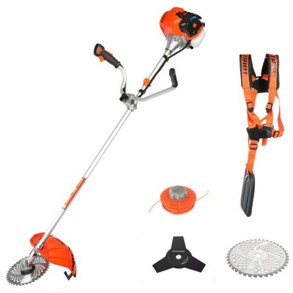 Триммеры: Бензотриммер Patriot PT 555 XT 1+1 3.0л.с/2.1кВт, 52см3, нож/леска 3мм/диск, неразборная штанга [250106231] фотографии