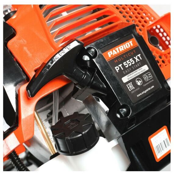 Триммеры: Бензотриммер Patriot PT 555 XT 1+1 3.0л.с/2.1кВт, 52см3, нож/леска 3мм/диск, неразборная штанга [250106231] фотографии