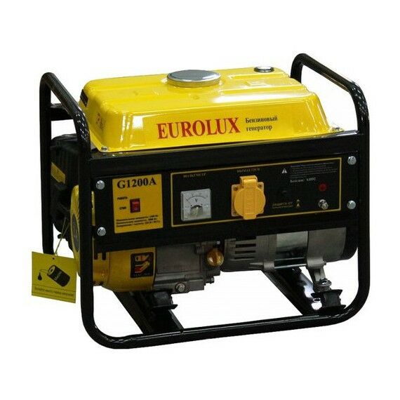Электростанции: Электрогенератор Eurolux G1200A бензиновый, однофазный (220 В), 1.2кВт фотографии