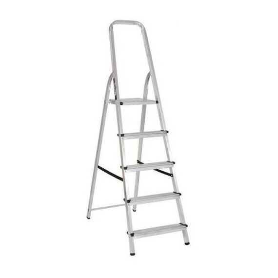 Стремянки и лестницы: Стремянка алюминиевая Вихрь СА 1х5 фотографии