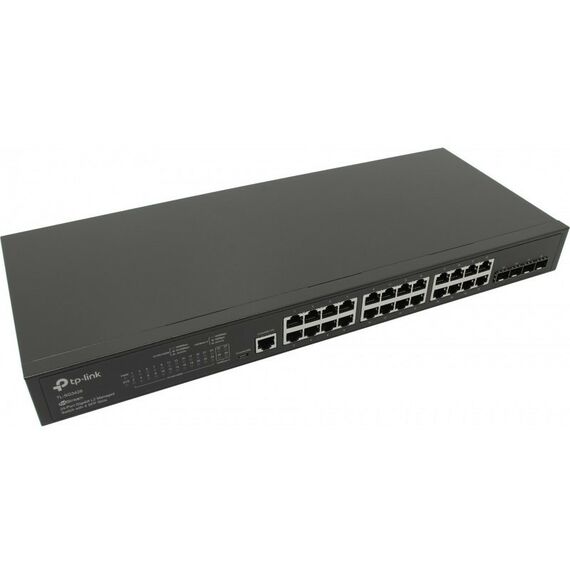 Коммутаторы, маршрутизаторы, межсетевые экраны: Управляемый коммутатор TP-Link TL-SG3428 24UTP 1000Mbps + 4SFP фотографии