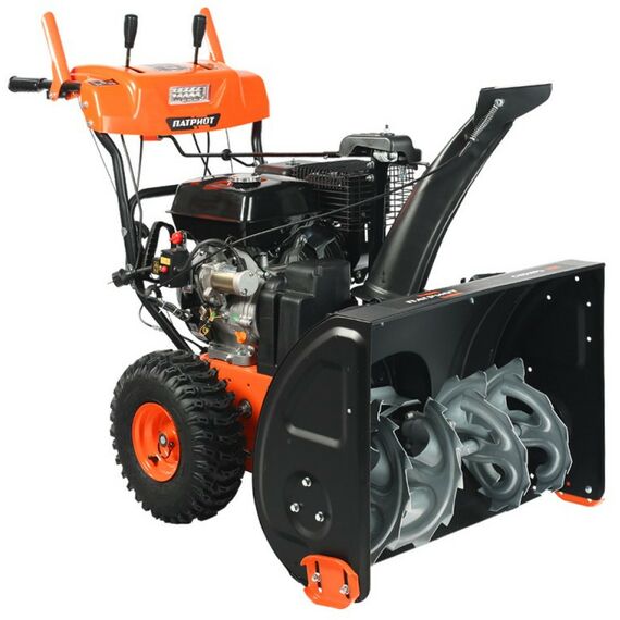 Снегоуборочные, подметальные машины: Снегоуборщик Patriot СИБИРЬ 110Е 11 л.с.,стартер ручной/220В, ковш 71см. колеса 15" [426108110] фотографии