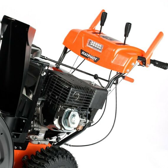 Снегоуборочные, подметальные машины: Снегоуборщик Patriot СИБИРЬ 110Е 11 л.с.,стартер ручной/220В, ковш 71см. колеса 15" [426108110] фотографии