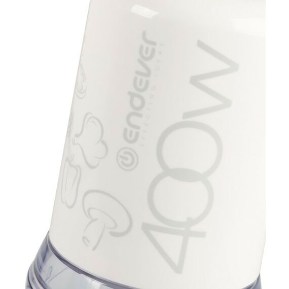 Блендеры: Измельчитель электрический Endever Sigma 63 импульсный режим, 400 Вт, 0.5 л, цвет белый фотографии