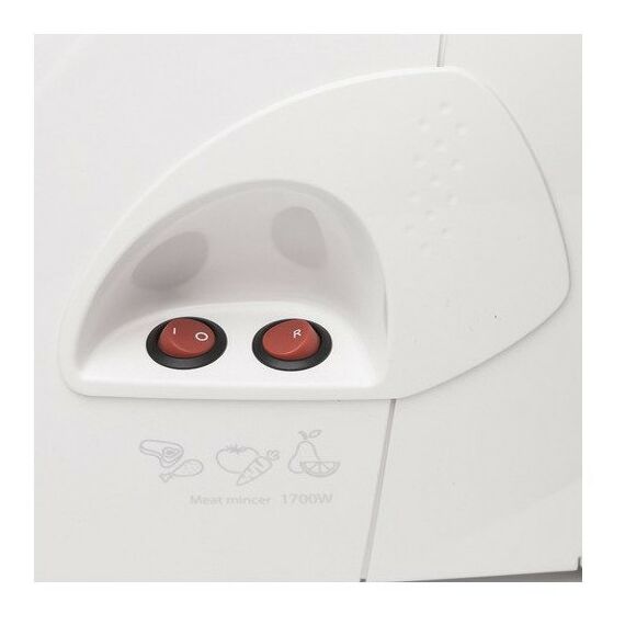 Мясорубки: Мясорубка Аксион М41.02 мощность 1700 Вт, перерабатывает 2.0 кг/мин, корпус из пластика, белый фотографии