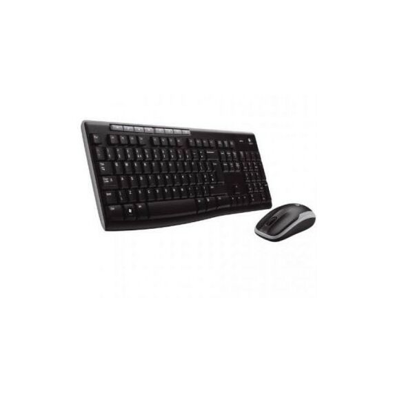 Клавиатуры: Клавиатура Logitech MK270 Кл-ра, FM, USB+Мышь 3кн, Roll, FM, USB [920-004518] фотографии