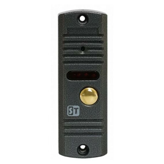 Домофоны: Панель ST ST-P102 СЕРЫЙ версия 2 1/2.7 CMOS, 1000TVL, CVBS, Угол обзора: по диаг./по гориз.: 110°/92°, ИК подсветка: автоматическая, до 3м, объектив: 3.7мм, управление замком: электромеханическое реле, IР68, -45°С...+50°С, 42х122х23мм фотографии