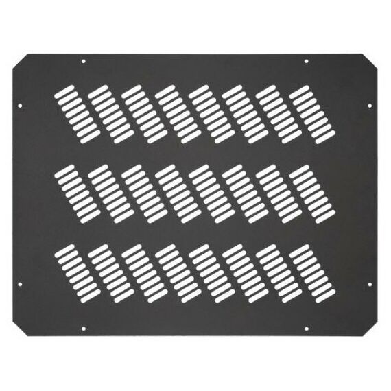 Шкафы и стойки: Заглушка проема TLK TLK-BLNK-FAN-P-BK вентиляторного блока, перфорированная, черная фотографии