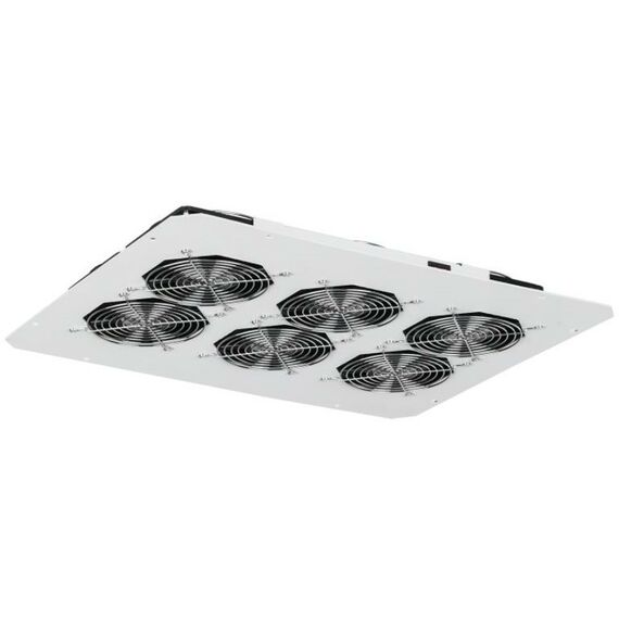 Шкафы и стойки: Вентиляторный блок TLK TLK-FAN6-GY для напольных шкафов, 6 вентиляторов, без шнура питания, серый фотографии