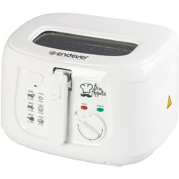 Фритюрницы, грили: Фритюрница Endever Skyline FR-111 цвет белый фотографии