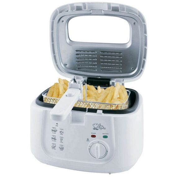 Фритюрницы, грили: Фритюрница Endever Skyline FR-111 цвет белый фотографии