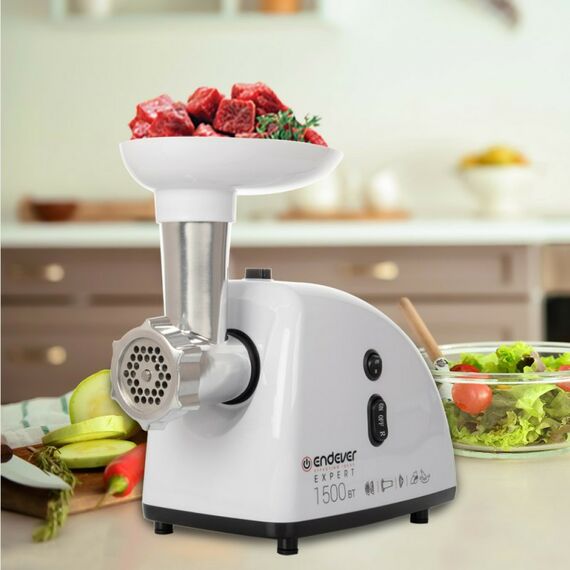 Мясорубки: Мясорубка электрическая Endever Sigma 41 белый фотографии