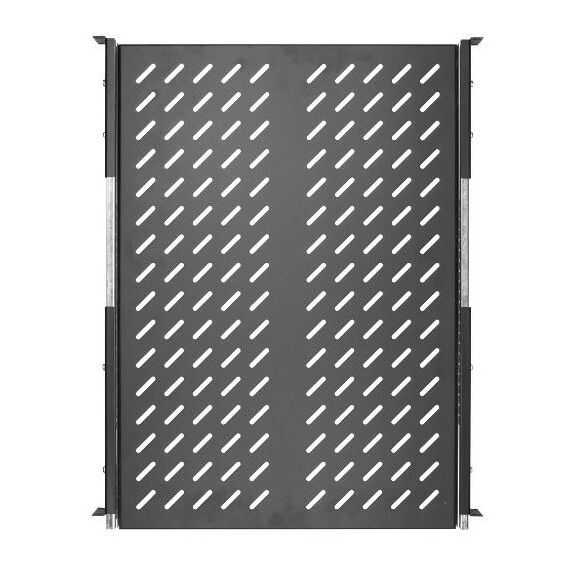 Шкафы и стойки: Полка выдвижная TLK TLK-SHFC-600R-BK 19", Ш418хГ600мм, для шкафа и стойки глубиной 800мм, черная фотографии