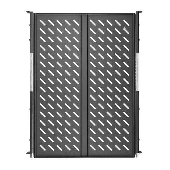 Шкафы и стойки: Полка выдвижная TLK TLK-SHFC-600R-BK 19", Ш418хГ600мм, для шкафа и стойки глубиной 800мм, черная фотографии