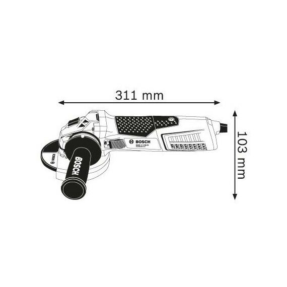 Угловые шлифмашинки (болгарки): Шлифмашина угловая BOSCH GWS 19-125CIE 1.9кВт, 2800-11500об/мин, 125х22мм, 2.4кг [060179P002] фотографии
