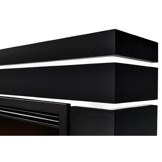 Камины: Портал Firelight Moderno 25 шпон чёрный дуб [Moderno 25 BO] фотографии