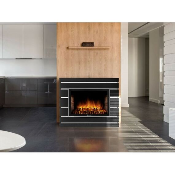 Камины: Портал Firelight Moderno 25 шпон чёрный дуб [Moderno 25 BO] фотографии