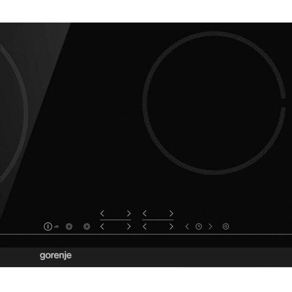Электрические варочные поверхности: Электрическая варочная панель Gorenje ECT644BCSC независимая, стеклокерамика, 60х52 см, черный фотографии