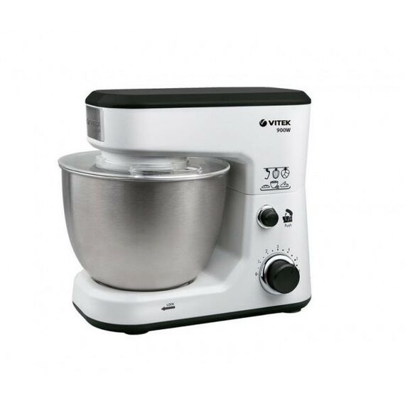 Миксеры: Миксер Vitek VT-1438 стационарный, мощность 900 Вт, 6 скоростей, белый фотографии