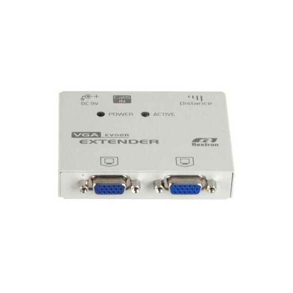 KVM-переключатели: Удлинитель REXTRON EV-02R VGA принимающий блок, 1 вход, 2 выхода, D-Sub, до 1280х1024, UTP Кат.5e до 150м фотографии