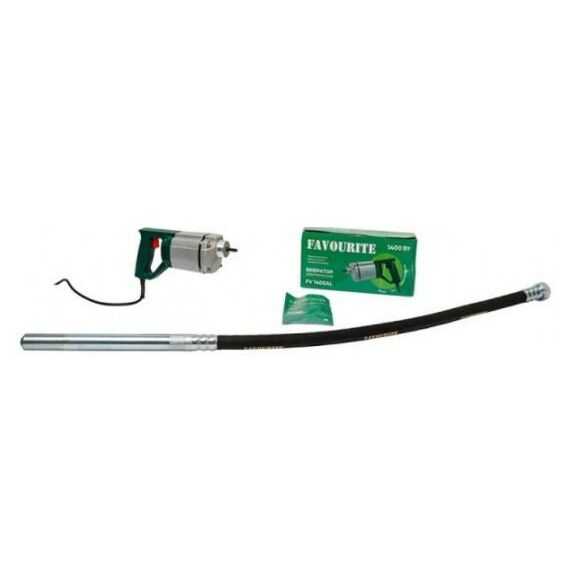 Виброплиты, вибраторы: Вибратор ручной электрический Favourite FVC 1400AL 1400 Вт., вал 2 м фотографии