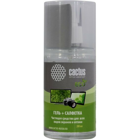 Чистящие средства: Набор для ухода за техникой Cactus CS-S3004E 200мл + салфетка фотографии