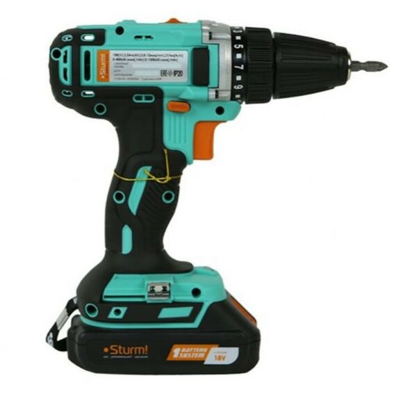 Дрели и шуруповерты: Дрель-шуруповерт аккумуляторная Sturm! CD3618 18 В, 2.0 Ач, 30 Нм фотографии