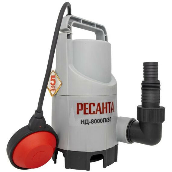 Насосы и насосные станции: Дренажный насос РЕСАНТА НД-8000П/35 фотографии