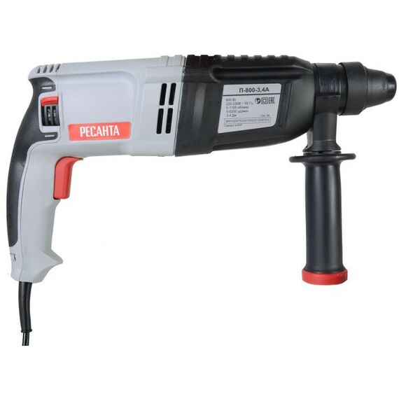 Перфораторы: Перфоратор РЕСАНТА П-800-3.4А фотографии