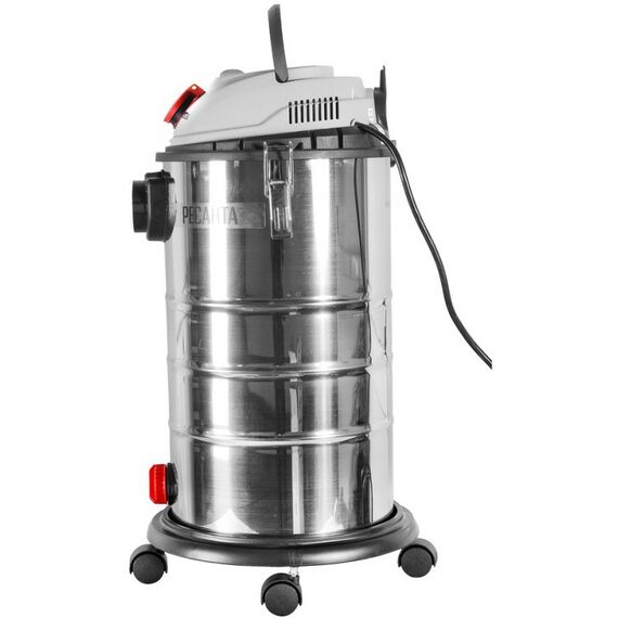 Строительные пылесосы: Пылесос строительный РЕСАНТА ПС-1500/30 1500 Вт, 30 л, 40 л/сек, влажная уборка, выдув, розетка для инструмента фотографии