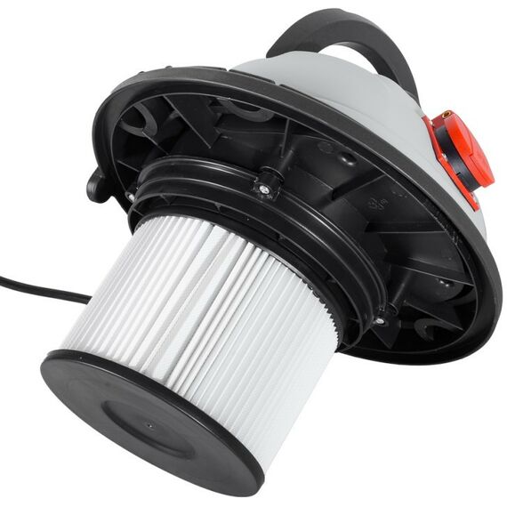 Строительные пылесосы: Пылесос строительный РЕСАНТА ПС-1500/30 1500 Вт, 30 л, 40 л/сек, влажная уборка, выдув, розетка для инструмента фотографии