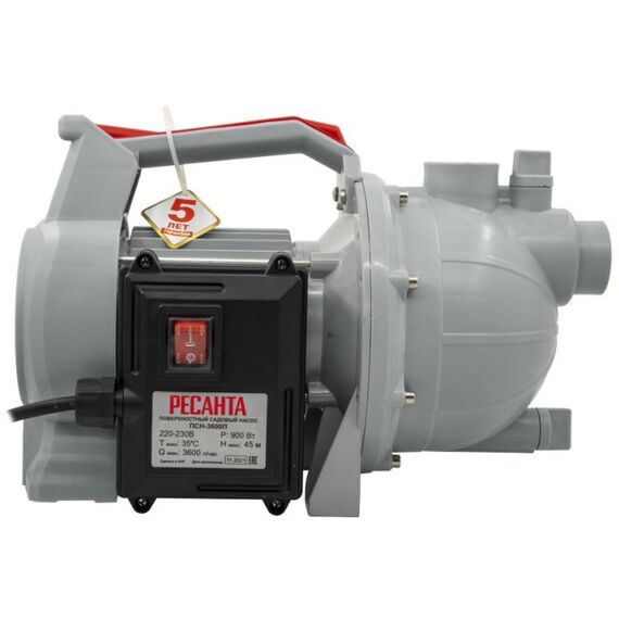 Насосы и насосные станции: Поверхностный насос РЕСАНТА ПСН-3600П фотографии