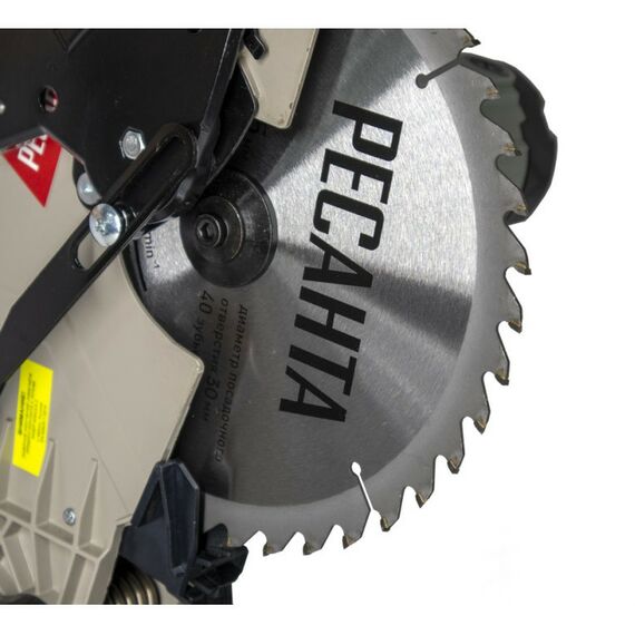 Торцовочные пилы: Торцовочная пила РЕСАНТА ТП-255Л 1800 Вт, 5000 об/мин, диск - 255 мм, лазер фотографии